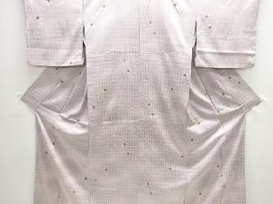 絞り網目模様小紋着物